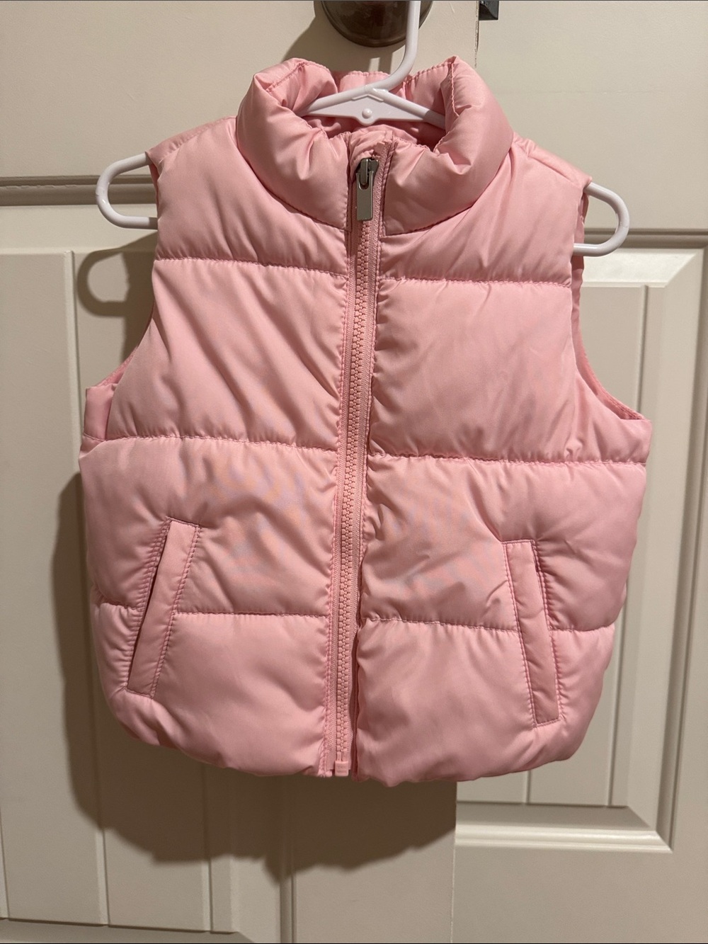 Old Navy Light Pink Quilted Puffer Vest for Kids